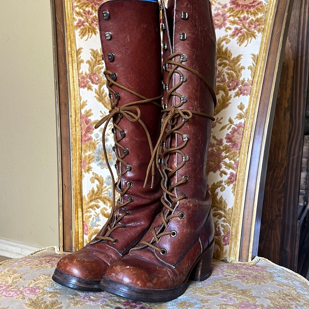 Lace up boots